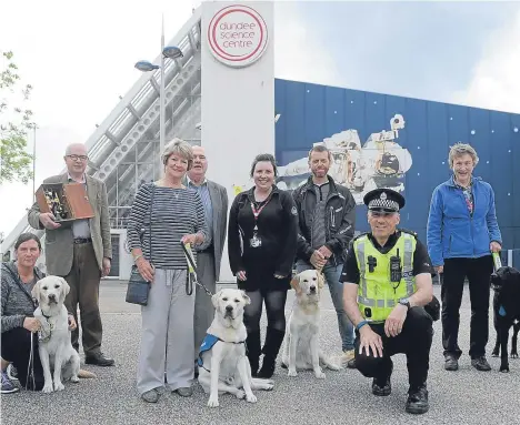  ??  ?? VISITORS to Dundee Science Centre on Saturday will have the chance to meet and mingle with some of the people who assist us in various aspects of our lives.
From police officers and medics to guide dogs and the RNLI, “People Who Help Us” will hear...