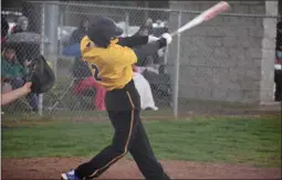  ?? BY KYLE ADAMS KADAMS@ SARATOGIAN.COM @KASPORTSNE­WS ON TWITTER ?? Tyler Weygand takes a cut on May 8, 2021 against Waterford.