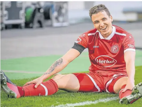  ?? FOTO: FREDERIC SCHEIDEMAN­N ?? Marcel Sobottka während des Spiels gegen den FC St. Pauli.