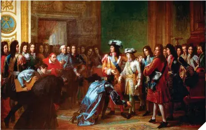  ??  ?? La proclamaci­ón en Versalles de Felipe V de Anjou como rey de España, cuando este contaba con diecisiete años de edad, no contentó a todos, y la Casa de Austria movió ficha para aupar al trono al archiduque Carlos. Bajo estas líneas, un retrato ecuestre de Felipe V por Gérard Edelinck en 1704.