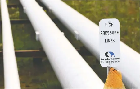  ?? DAN RIEDLHUBER/REUTERS FILES ?? Despite the crude price rally since November, many oilpatch companies like Canadian Natural have promised capital discipline and pledged to pay down debt incurred during the 2020 oil price crash and COVID-19 outbreak.