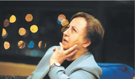  ?? FOTO: EFRAÍN SALGADO ?? La Premio Nobel de la Paz en 2003, Shirin Ebadi, se encuentra en el país conociendo la situación de los derechos humanos.