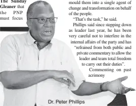  ??  ?? Dr. Peter Phillips
