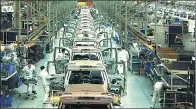  ??  ?? Dongfeng Liuzhou Motor Corporatio­n’s production line in