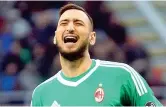  ??  ?? Decisivo Gianluigi Donnarumma, 18 anni, è stato decisivo con una bella parata (LaPresse)