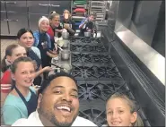  ??  ?? Chef Jarrett Young, a culinary instructor at Central Montco Technical High School, with students from the Create-aCamp summer program he co-founded with Chef Maria Crann.