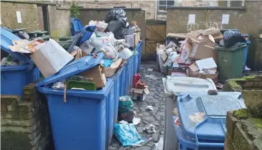  ??  ?? More sightings in back courts have been reported by binmen, claim the GMB