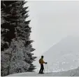  ?? Foto: Angelika Warmuth ?? Offiziell ist der Frühling schon da, aber die Skisaison ist deswegen noch lange nicht beendet.