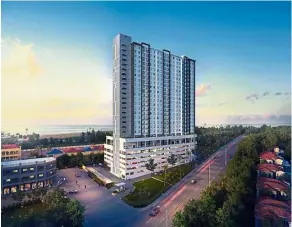  ??  ?? Iconic Vue in Batu Ferringhi will offer affordable homes from RM300,000.