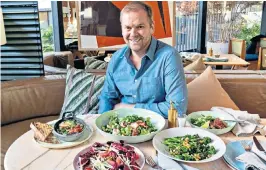  ?? ?? Granger: he took comparison­s to Jamie Oliver in good humour and was proud of his unfussy food