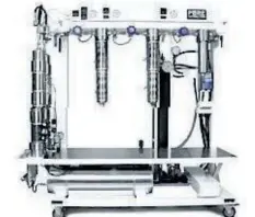  ?? SUPPLIED PHOTO/ PURE EXTRACTION ?? This complicate­d looking machine is a CO2 extraction system used to take oil from the leaves ( trim) of the cannabis plant.