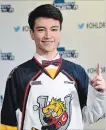  ?? AARON BELL OHL IMAGES ?? Ryan Suzuki is expected to be a first-round pick in the NHL draft.