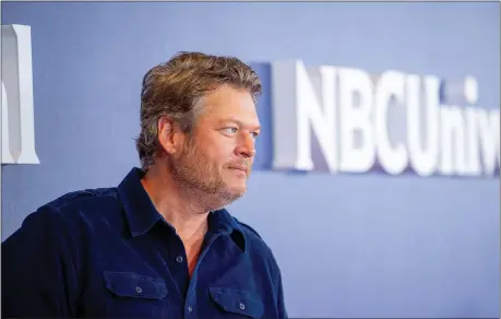  ?? ROY ROCHLIN — GETTY IMAGES ?? Blake Shelton is entering his 23rd and final season on “The Voice.”