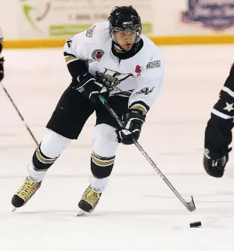  ??  ?? Sammy Banga, who played two seasons with the LaSalle Vipers before going on to play four seasons at Brock University, has signed a contract to play pro hockey in Germany with EC Harzer Falken next season.