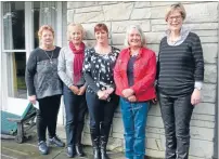  ?? Photo: COURTESY OF WHAREKOA LADIES’ CLUB. ?? Faces of today: Current Wharekoa Ladies’ Club personnel, from left, Edith Bull, Priscilla Hurley (treasurer), Pauline Hall (president), Mary McNaught and Janice Hatrick.