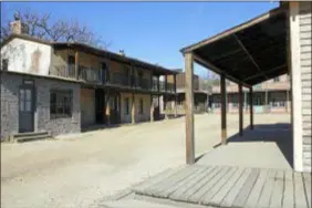  ?? JOHN ANTCZAK — THE ASSOCIATED PRESS ?? Shown is Paramount Ranch, a frontier western town built as a movie set that appeared in countless movies and TV shows, in Agoura Hills in Southern California. It was destroyed in the Woolsey fire.