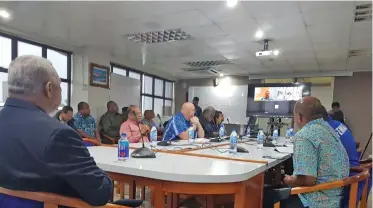  ?? Photo: DEPTFO News ?? The high level briefing at Nasilivata House in Suva on January 17, 2020.