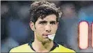  ?? FOTO: PERE PUNTÍ ?? Sergi Roberto Herido en la boca