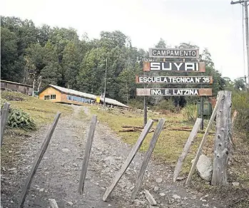  ?? TRILCE REYES ?? Amenaza. Predio cercano a Bariloche sobre el que avanzan los mapuches.