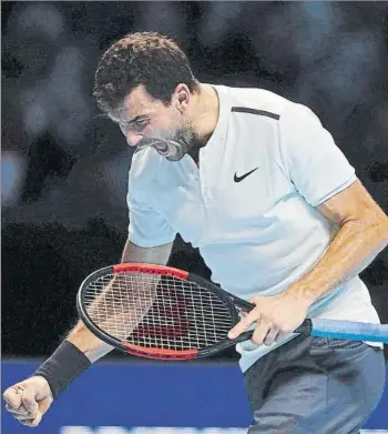  ?? FOTO: EFE ?? Grigor Dimitrov, un finalista invicto. Ha ganado los cuatro partidos, también el de Goffin en fase de grupos