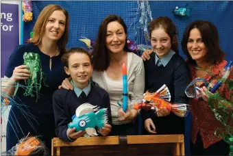  ??  ?? Antoinette, Katie Smyth, Eilish Deery, Niamh White and Karen Faulkner from Callystown National School, Clogherhea­d, Co. Louth