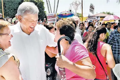  ??  ?? El ex candidato presidenci­al aseguró que hay una campaña abierta contra su partido.