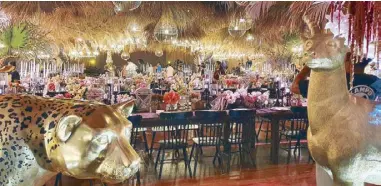  ??  ?? The beautiful dinner setting by Gideon Hermosa.