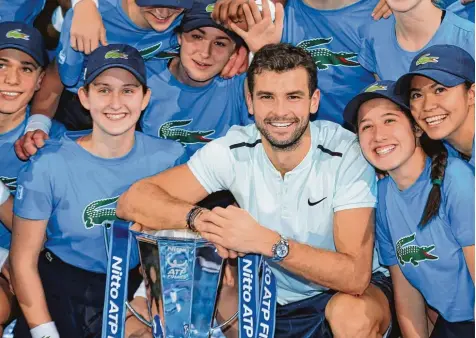  ?? Foto: GEPA pictures ?? Lange galt der Bulgare Grigor Dimitrow als einer, der sein Talent verschleud­ert. Jetzt hat er seine Kritiker Lügen gestraft und bei den ATP Finals gewonnen.