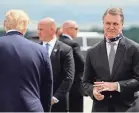  ?? EVAN VUCCI/AP ?? Former President Donald Trump has backed David Perdue, right, who has been trailing in polls, in Georgia’s GOP gubernator­ial primary.