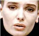  ??  ?? Agony: Sinead O’Connor on Facebook this week and, above, in the video for her hit Nothing Compares 2 U