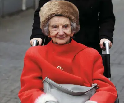  ?? PHOTO: COURTPIX ?? Evelyn Malone, aged 95, who lives at 72 Dublin Road in Sutton.