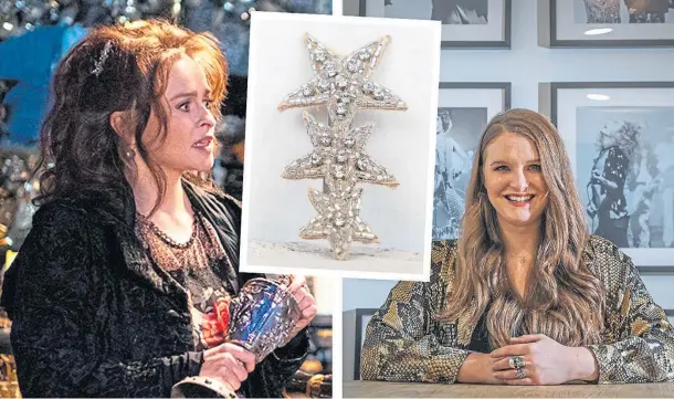  ?? ?? STUNNED: Jade Robertson, who owns the online store Little Lies, has sold out of the hair clip actress Helena Bonham Carter bought in November.