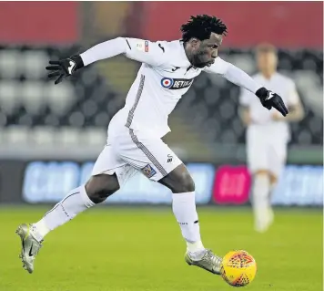  ??  ?? Wilfried Bony and Nathan Dyer, two players the club would like to get off the wage bill.