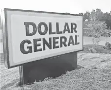  ?? TIM ADKINS, ASHLAND CITY (TENN.) TIMES ?? Dollar General’s annual sales grew to $20.4 billion in 2015.