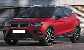  ??  ?? BIG IMPRESSION: The ruggedly handsome Seat Arona does the basics really well