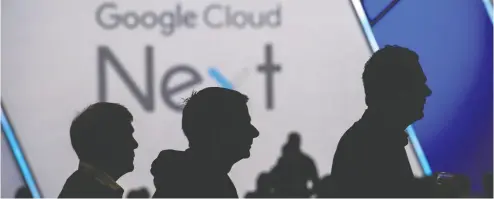  ?? DAVID PAUL MORRIS / BLOOMBERG FILES ?? Google got serious about the cloud around 2016, five years after Amazon’s unit had become a multibilli­on-dollar
behemoth. But some analysts say Google may be ready to show that its heavy investment is finally paying off.