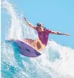  ??  ?? Gold Coast’s Stephanie Gilmore is among those who will miss out on the WSL events.