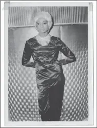  ?? The Associated Press ?? JACKIE: This 1960's image shows Jackie Shane at The California Club in Los Angeles. Shane's “Any Other Way,” has been nominated for best historical album at this year’s Grammy Awards on Feb. 10.