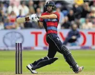  ??  ?? Delightful debut: England’s Dawid Malan’s 78 from 44 balls set a national maiden Twenty20 record