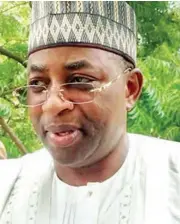  ??  ?? Governor Mohammed Abubakar