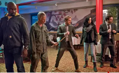  ??  ?? figHt club The Defenders would look great at the multiplex. but which other Tv adventures do you want to see step up to the big screen?