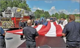  ?? COURTESY OF MARK MALIZZI ?? Southern Berks-area first responders participat­e in the annual appreciati­on ceremony.