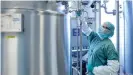  ??  ?? Rentschler Biopharma soll am Standort Laupheim den Impfstoff von Curevac produziere­n