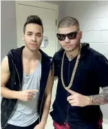  ?? F.E. ?? Geoffrey Royce Rojas, verdadero nombre de Prince Royce, y Farruko.