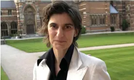  ?? ?? Jess Search wearing her trademark white suit at Keble College, Oxford, during the third Britdoc festival in 2008. Photograph: Nick Cunard/Shuttersto­ck