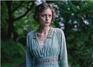  ?? Netflix ?? Emma Corrin as the young wife whose husband can't procreate in “Lady Chatterley's Lover.”