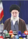  ?? ALI KHAMENEI (WANA/Reuters) ??