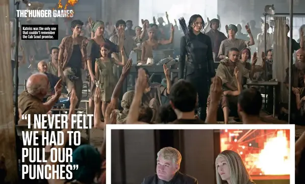  ??  ?? Katniss was the only one that couldn’t remember the Cub Scout promise.