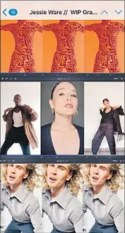  ?? Interscope ?? JESSIE WARE wanted to showcase and celebrate the brilliant dancers, whom she had never met, more than herself in her new music video “Save a Kiss.”