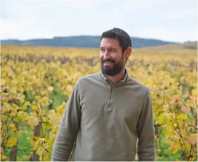  ??  ?? Left: Sébastien Cathiard of Domaine Sylvain Cathiard is among those who believe the climate change threat has been overstated